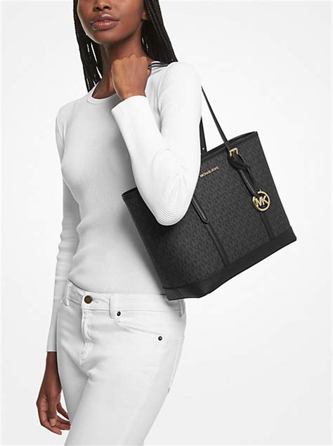 michael michael kors jet set travel top zip multifunction tote|michael kors packable tote.